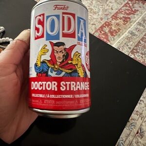 Funko Doctor Strange Soda Can with Red and Blue Design